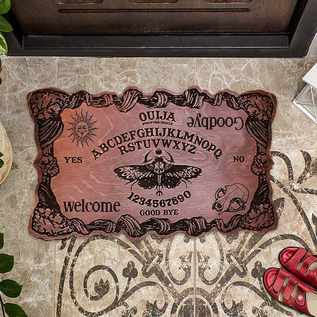 Ouija Willkommen Abschied - Fußmatte in Hexenform