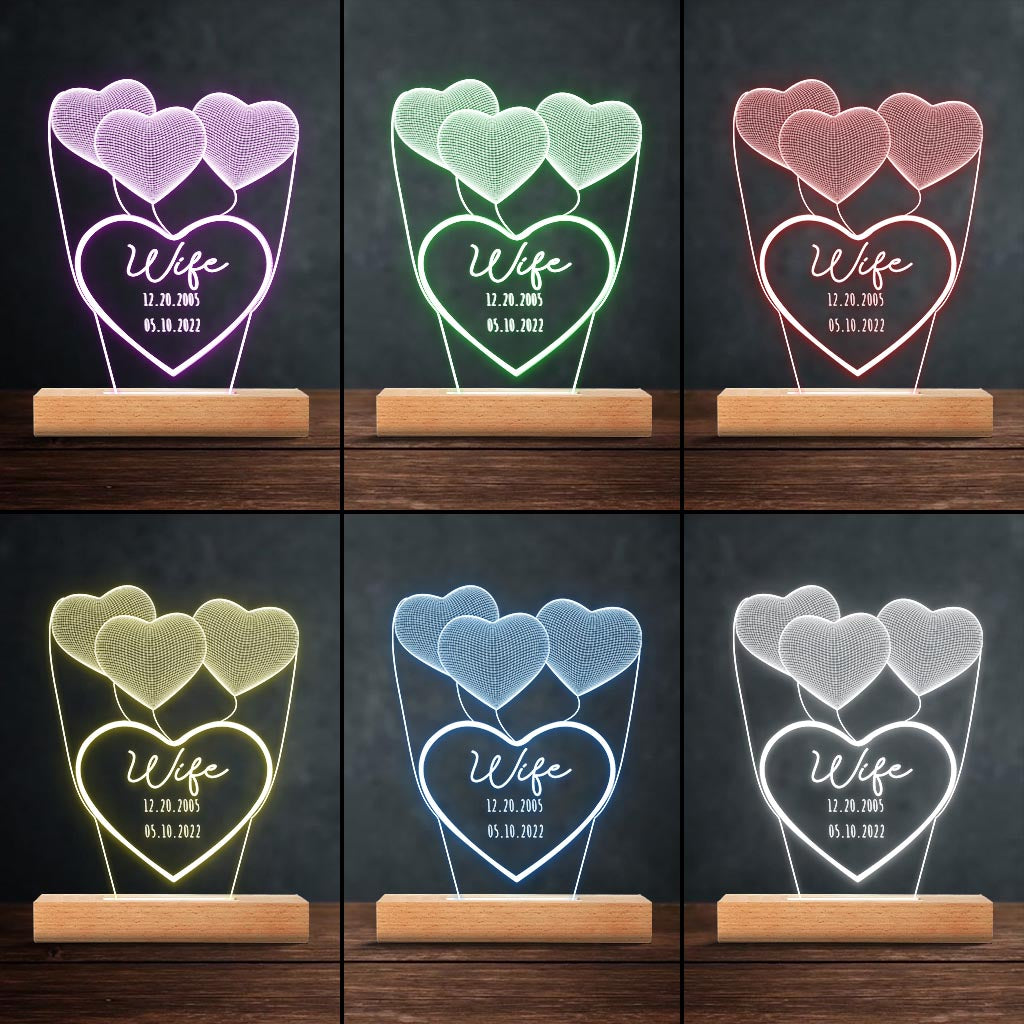 Ich liebe dich, Mama – Geschenk für Mama, Oma, Opa, Ehemann, Ehefrau, Papa – Personalisierte, geformte Leuchtplatte