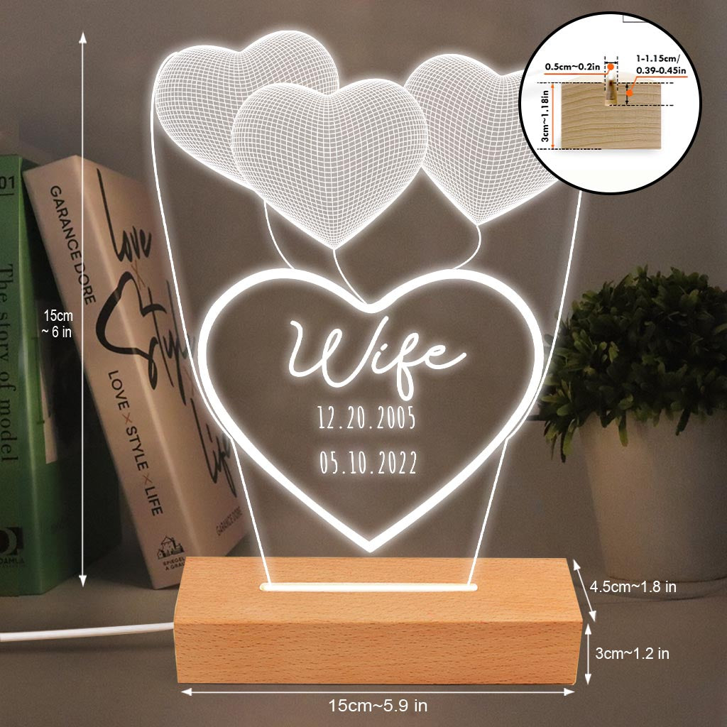 Ich liebe dich, Mama – Geschenk für Mama, Oma, Opa, Ehemann, Ehefrau, Papa – Personalisierte, geformte Leuchtplatte