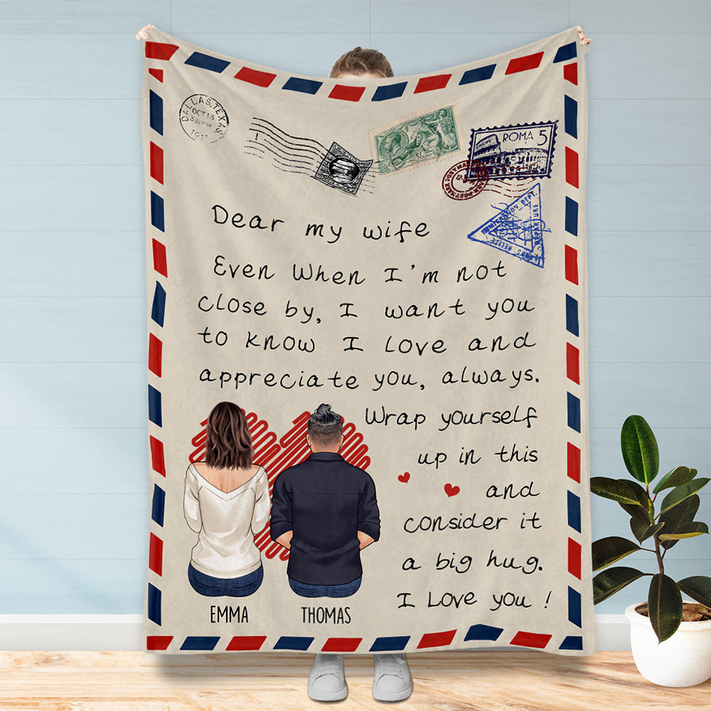 Lieber Papa – Geschenk für Papa, Oma, Opa, Mama, Onkel, Tante, Sohn, Tochter, Bruder, Schwester, Enkelin, Enkel, Ehemann, Ehefrau, Freund, Freundin, Freund – Personalisierte Decke