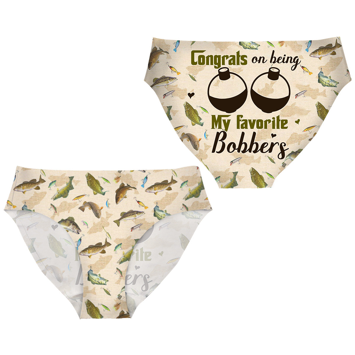 Herzlichen Glückwunsch, dass du meine Angelrute bist – Damen-Slips und Herren-Boxershorts