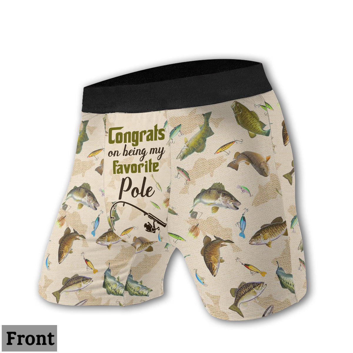 Herzlichen Glückwunsch, dass du meine Angelrute bist – Damen-Slips und Herren-Boxershorts