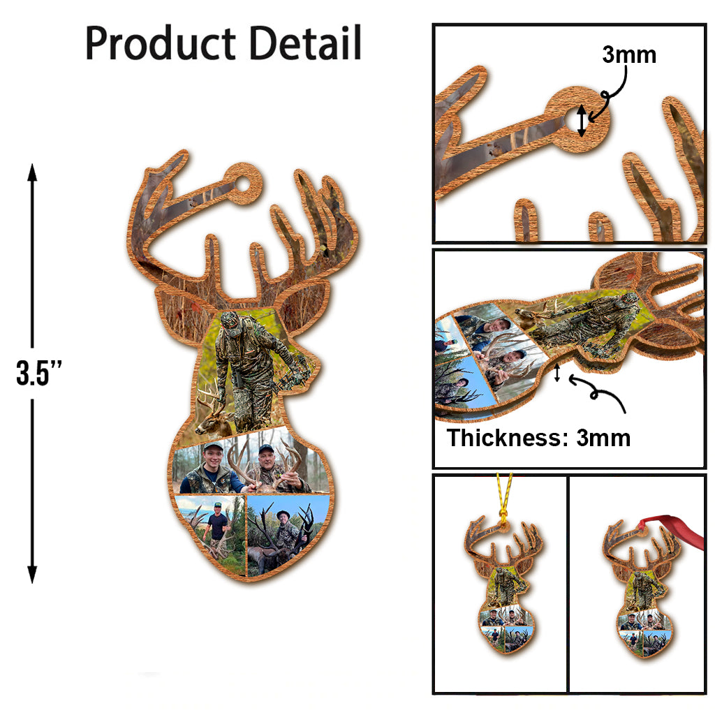 Hirschjagd-Collage – Personalisierter Jagdschmuck