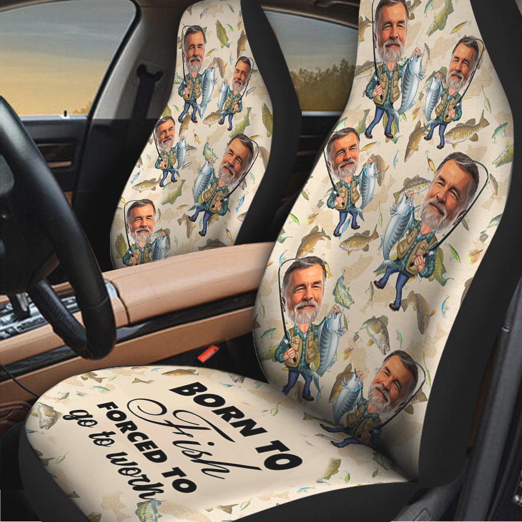 Zum Angeln geboren, zum Arbeiten gezwungen – personalisierte Angelstuhlbezüge