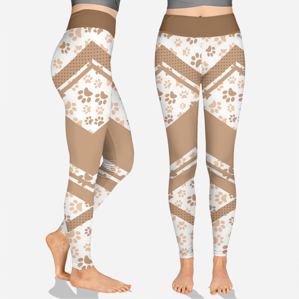 Schere, Stein, Papier – Personalisierter Katzen-Hoodie und Leggings