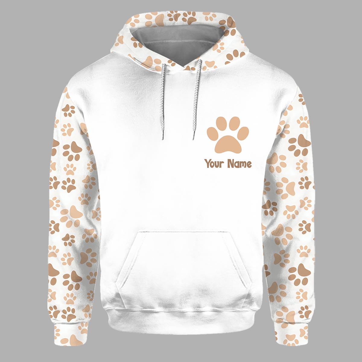 Schere, Stein, Papier – Personalisierter Katzen-Hoodie und Leggings
