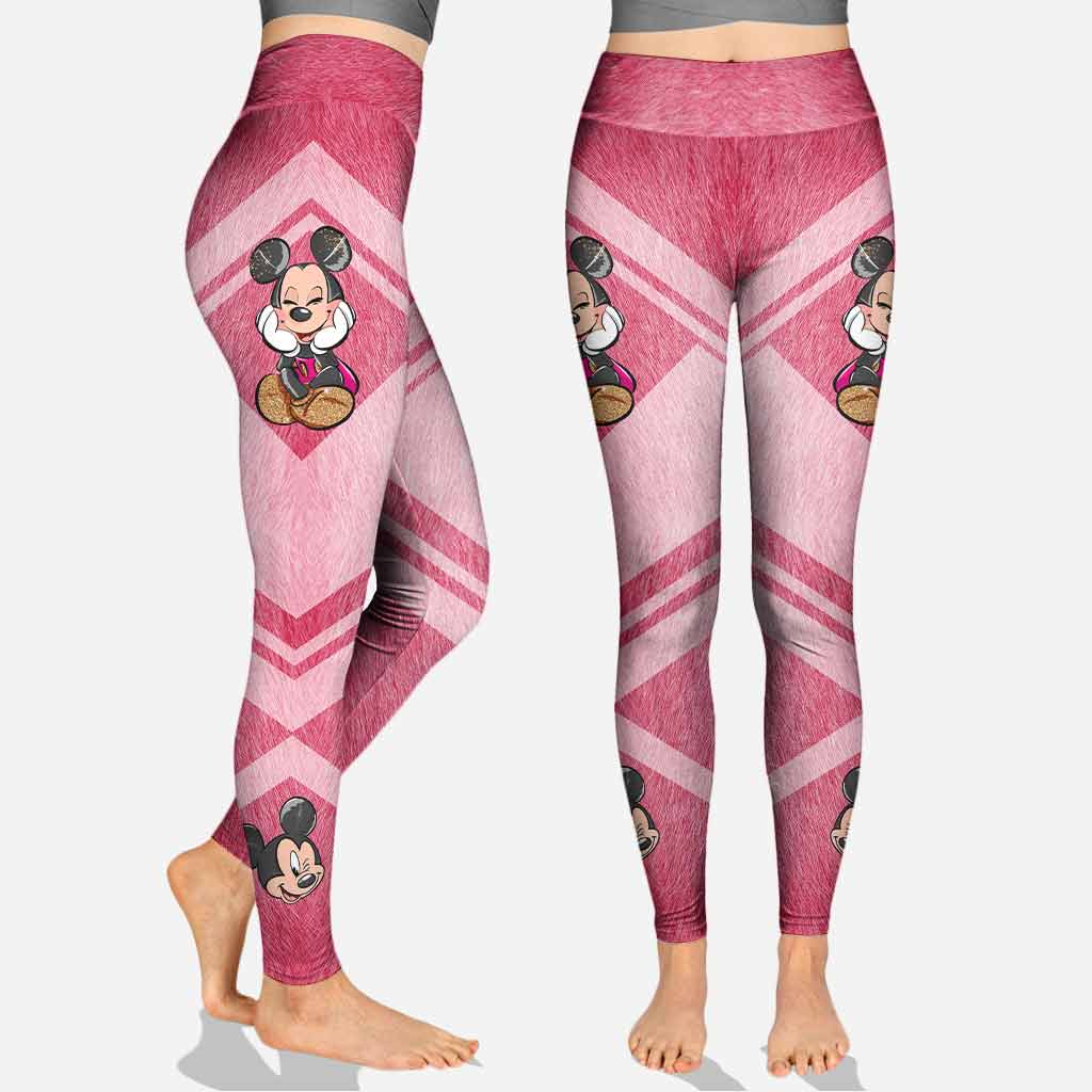Niemand kämpft allein – Personalisierter Hoodie und Leggings zur Sensibilisierung für Brustkrebs