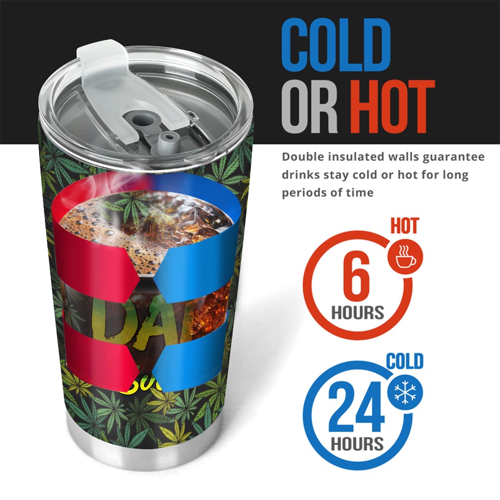 Der coolste Papa aller Zeiten – personalisierter Weed-Becher