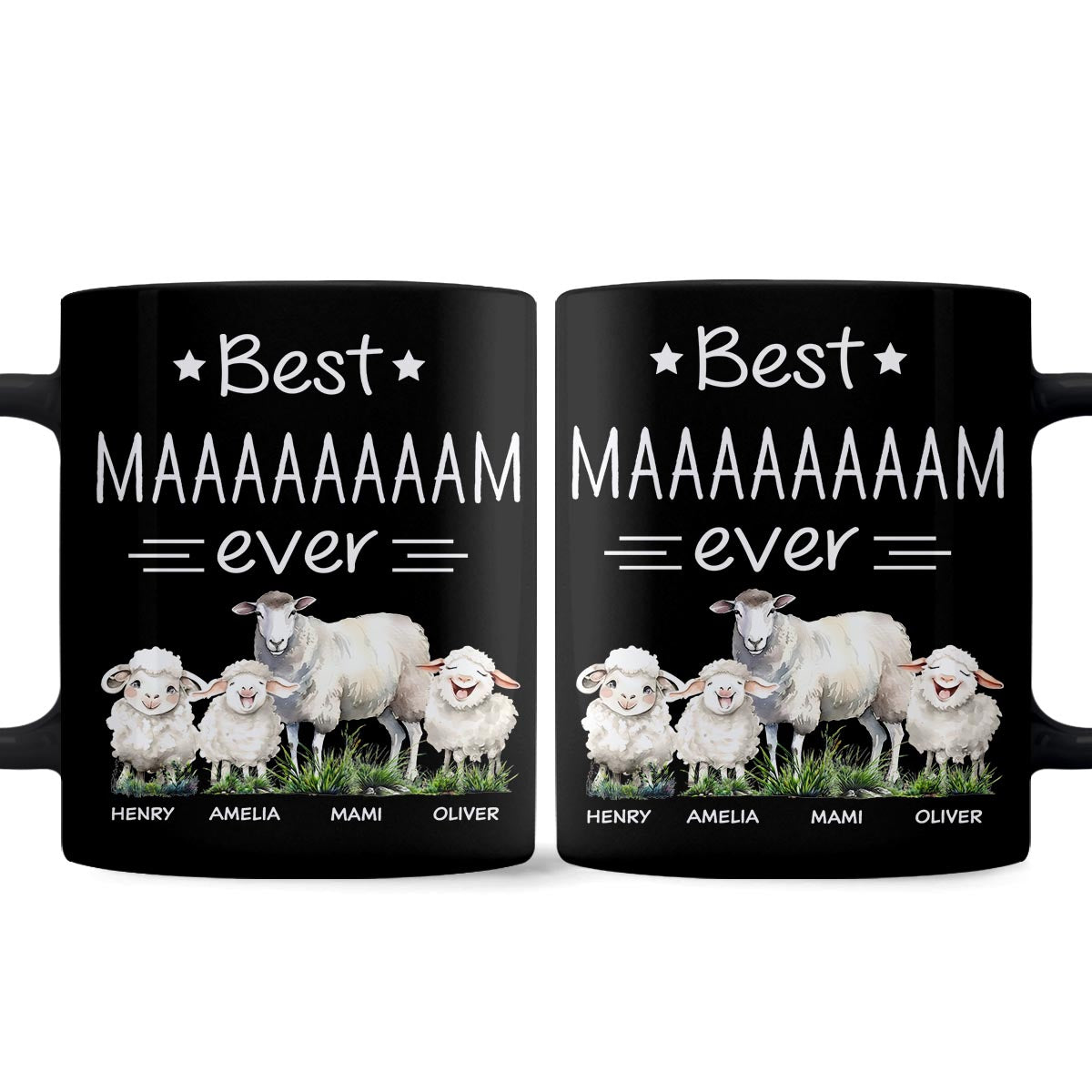 Bester Papa, beste Mama aller Zeiten – Geschenk für Papa, Mama – Personalisierte Tasse