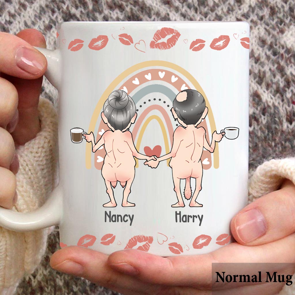 Lass uns für den Rest unseres Lebens zusammen Kaffee trinken – personalisierte Pärchentasse