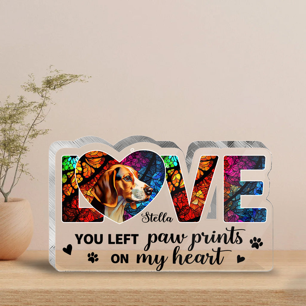 My Angel - Personalized Mother's Dog Custom Shaped Acrylic Plaque