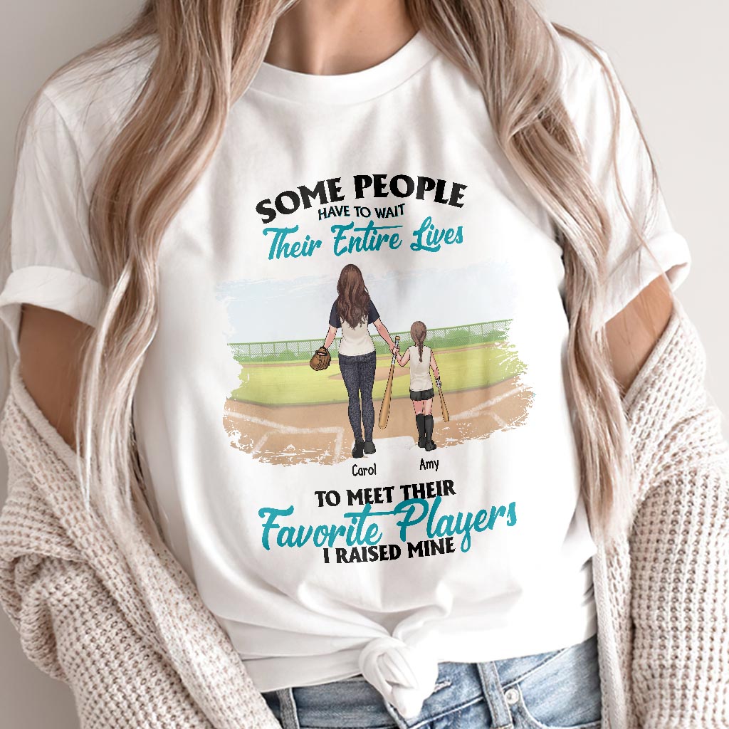 Mein Lieblingsspieler – Personalisiertes Baseball-T-Shirt und Hoodie