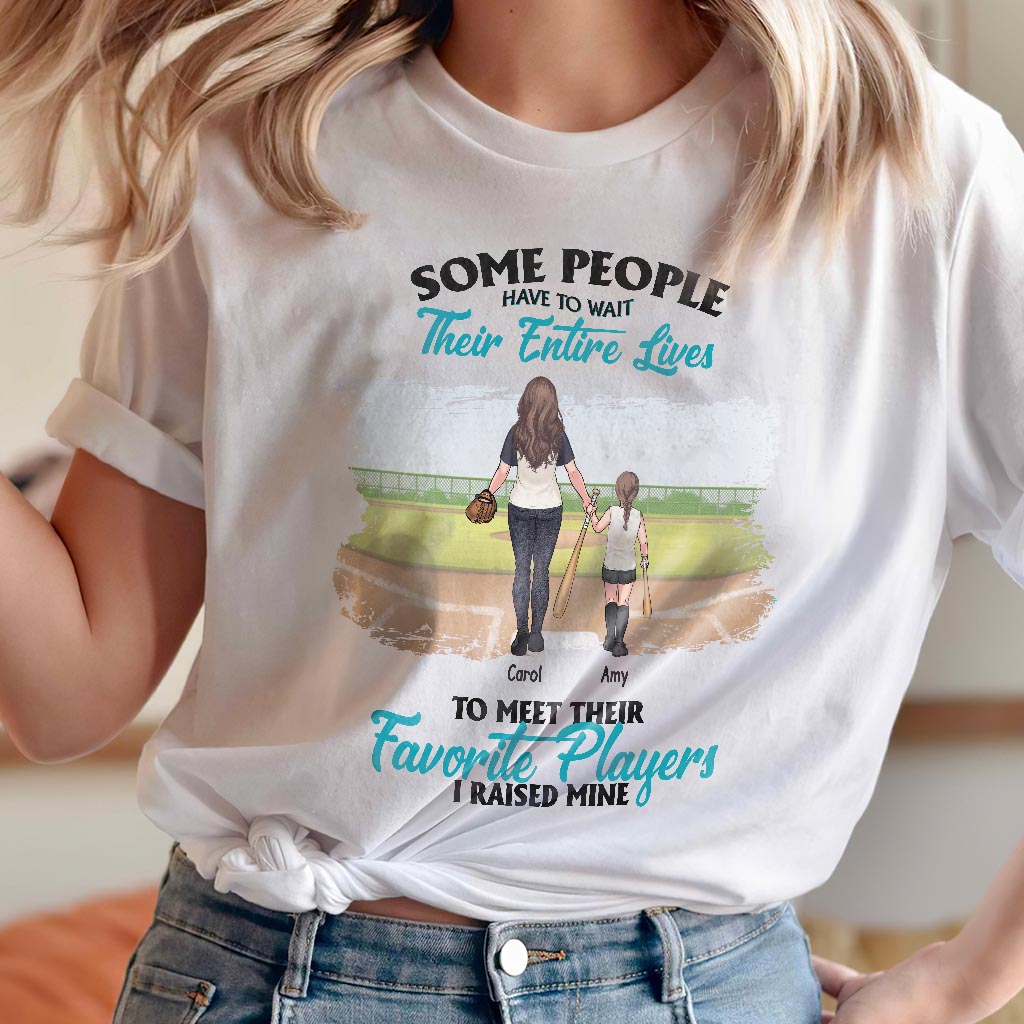 Mein Lieblingsspieler – Personalisiertes Baseball-T-Shirt und Hoodie