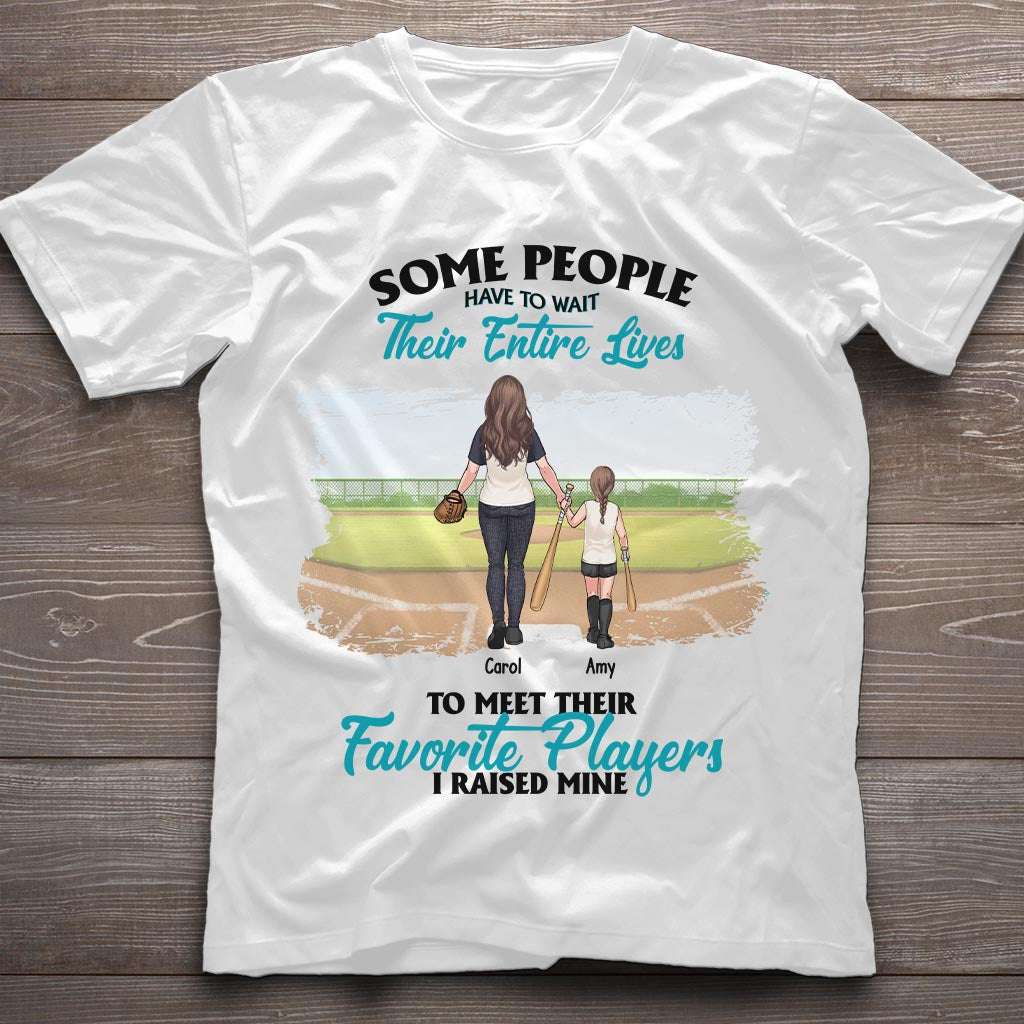 Mein Lieblingsspieler – Personalisiertes Baseball-T-Shirt und Hoodie