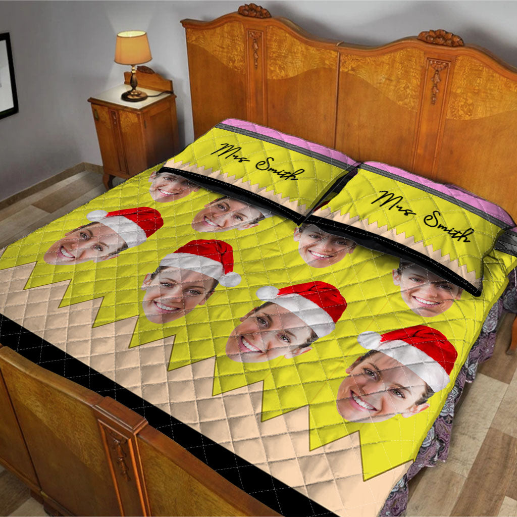 Teacher Life - Personalized Teacher Quilt Set