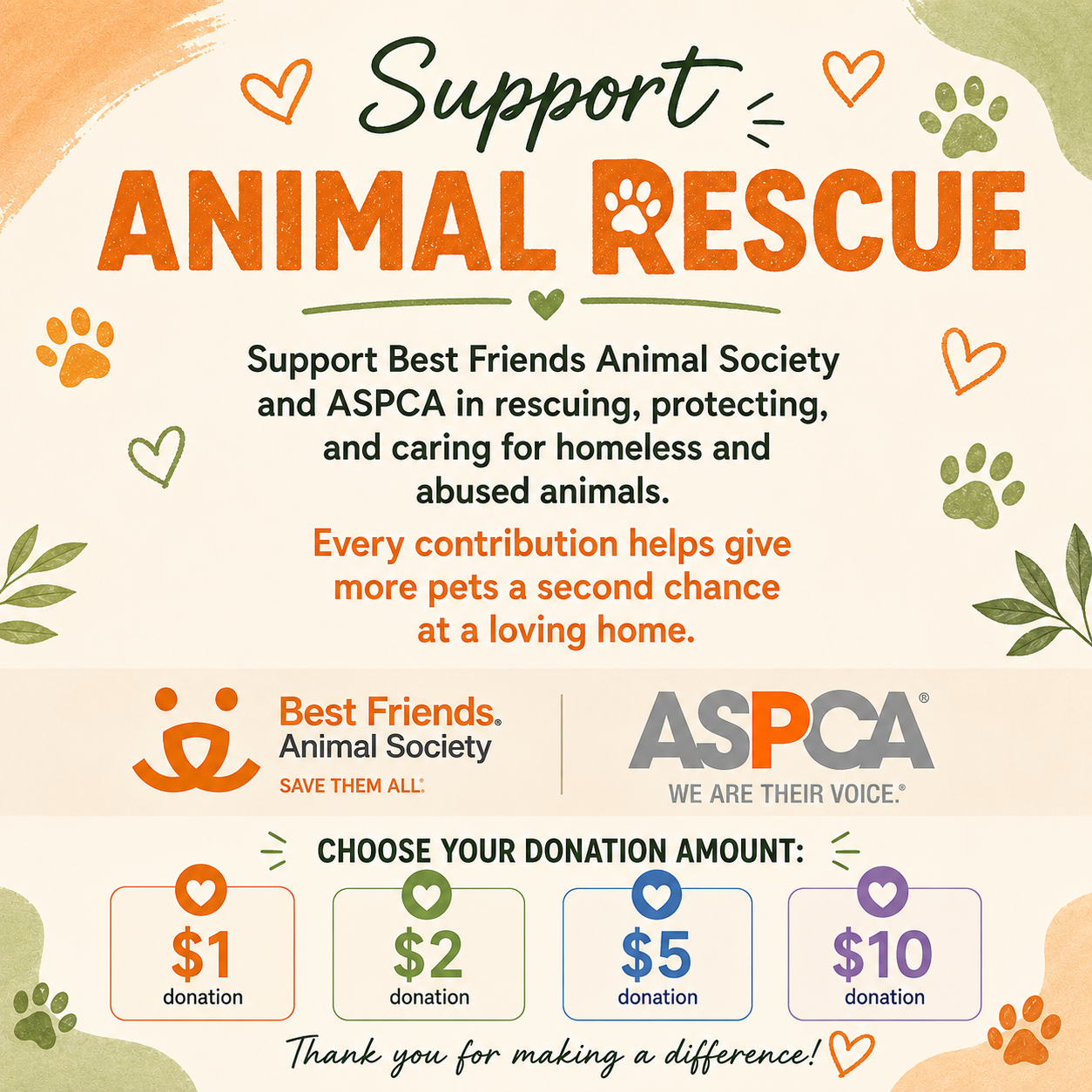 Support Animal Rescue