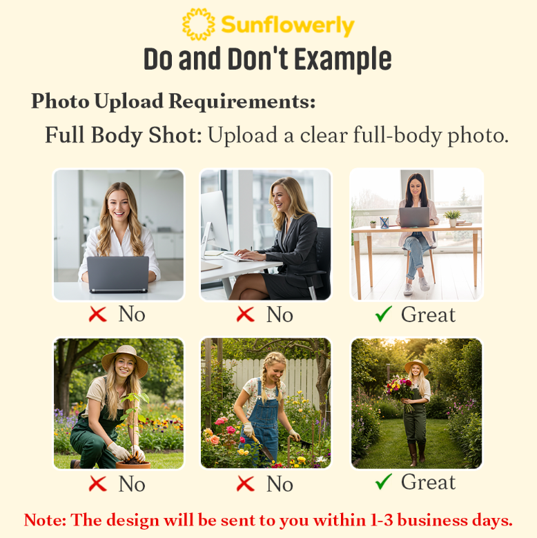 Individuelle Figur nach Foto – Personalisierte Näharbeit, individuell geformte Acrylplakette