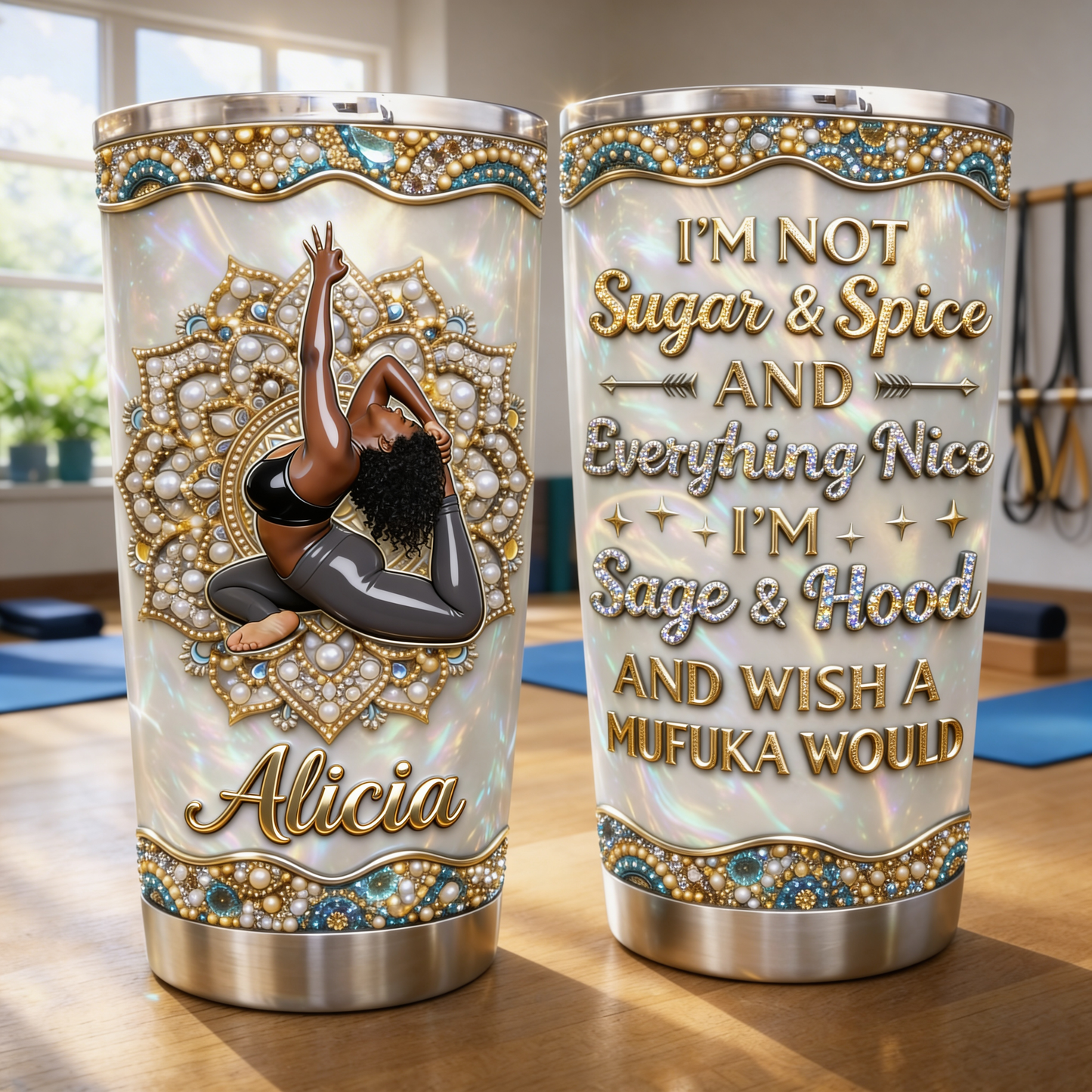 Yoga Lovers - Personalized Yoga Tumbler