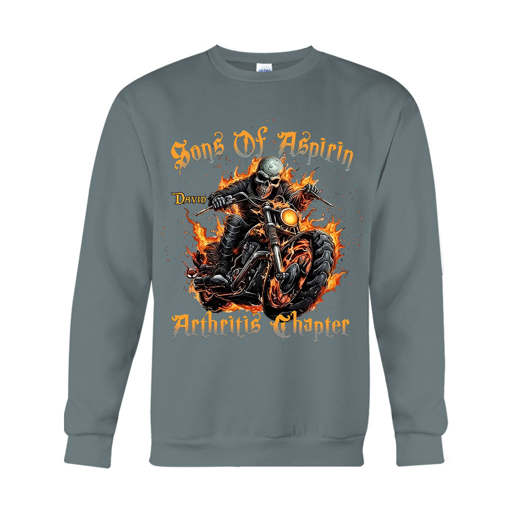 Sons Of Aspirin – Personalisiertes Biker-T-Shirt und Hoodie
