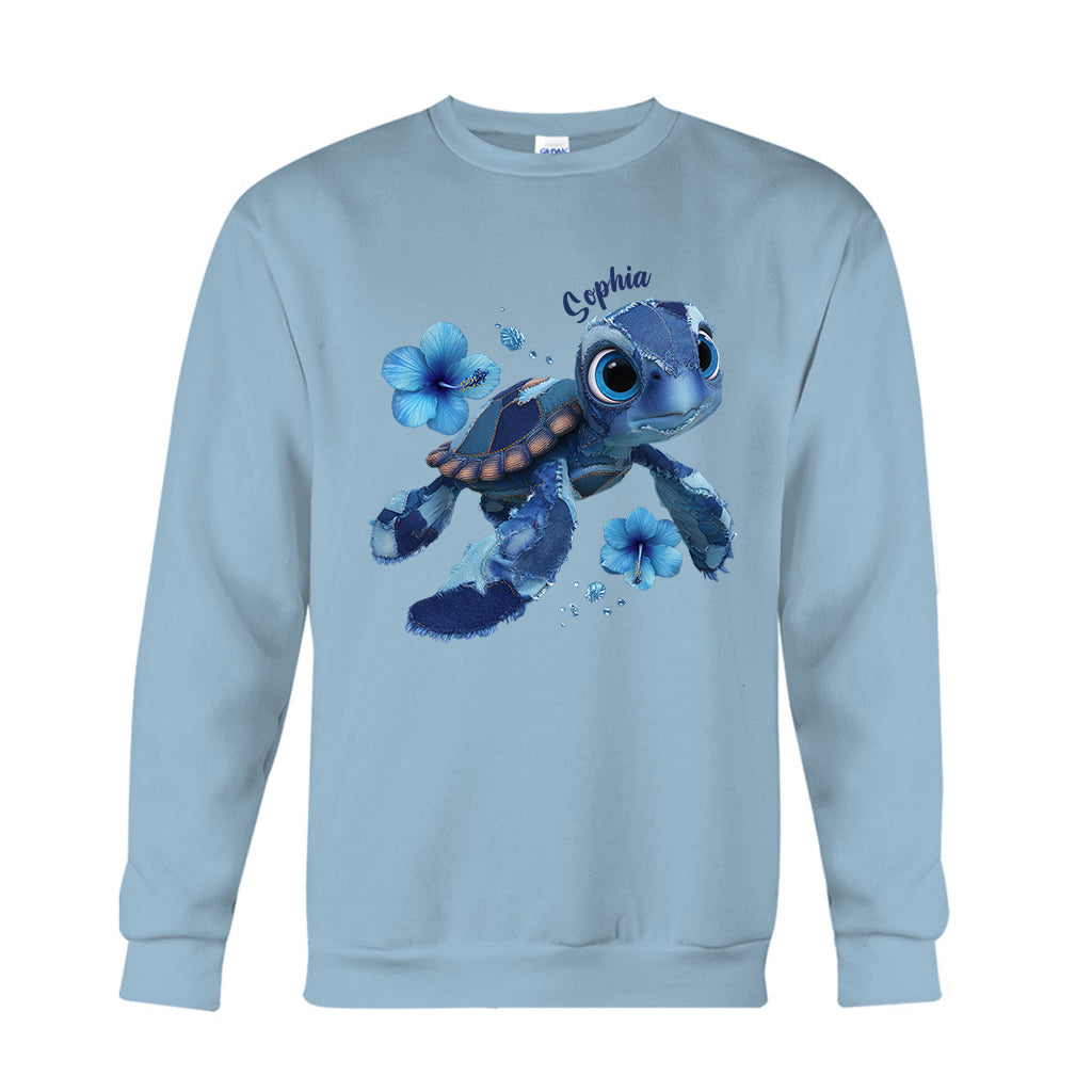 Liebe Schildkröte – Personalisiertes Schildkröten-T-Shirt und Hoodie