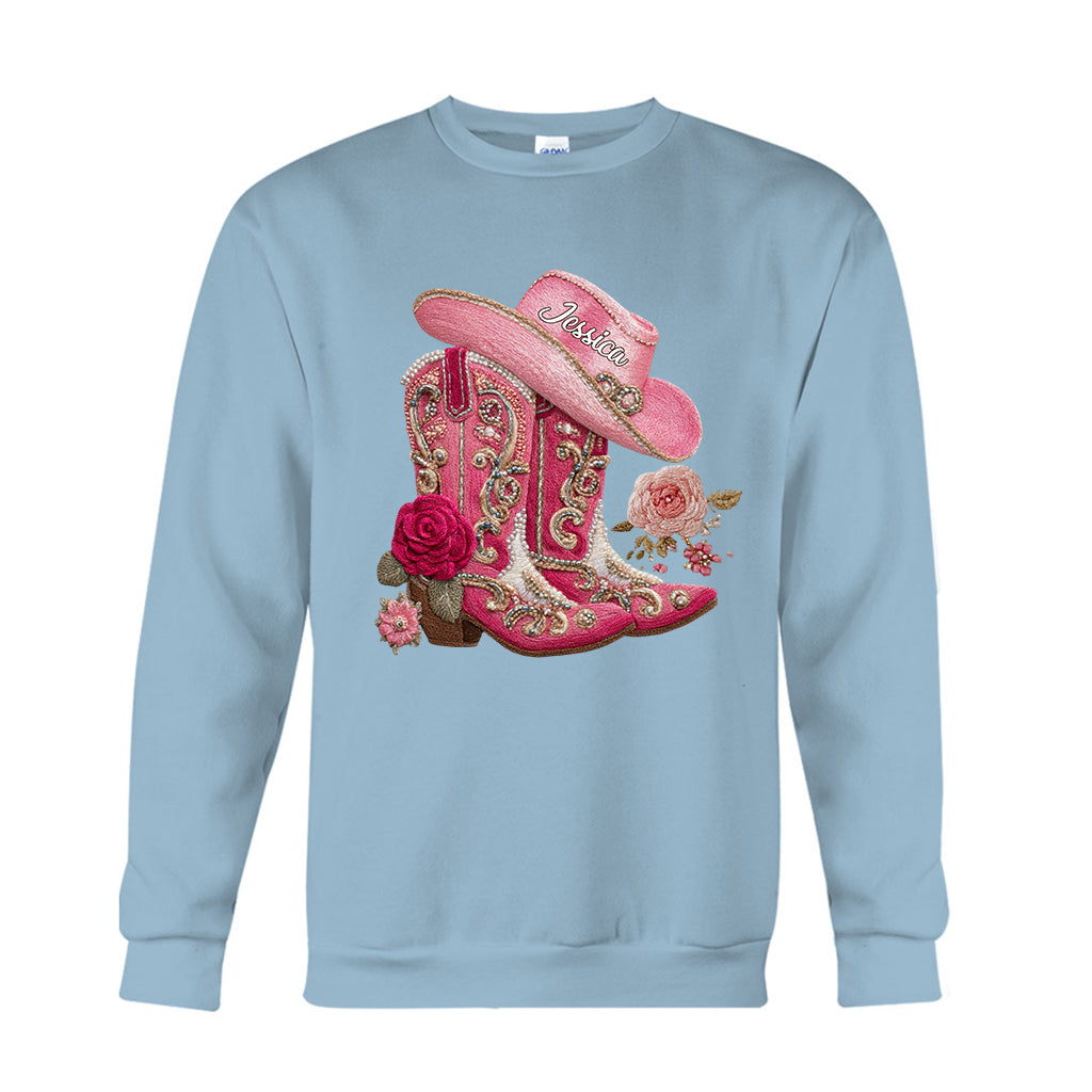 Cowgirl Boots - Personalized Cowgirl T-shirt And Hoodie