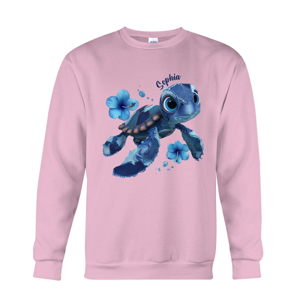 Liebe Schildkröte – Personalisiertes Schildkröten-T-Shirt und Hoodie