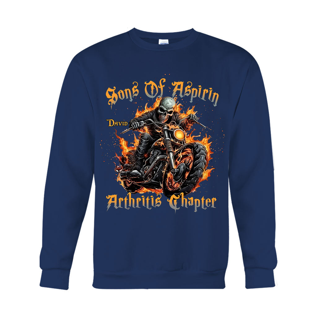 Sons Of Aspirin – Personalisiertes Biker-T-Shirt und Hoodie