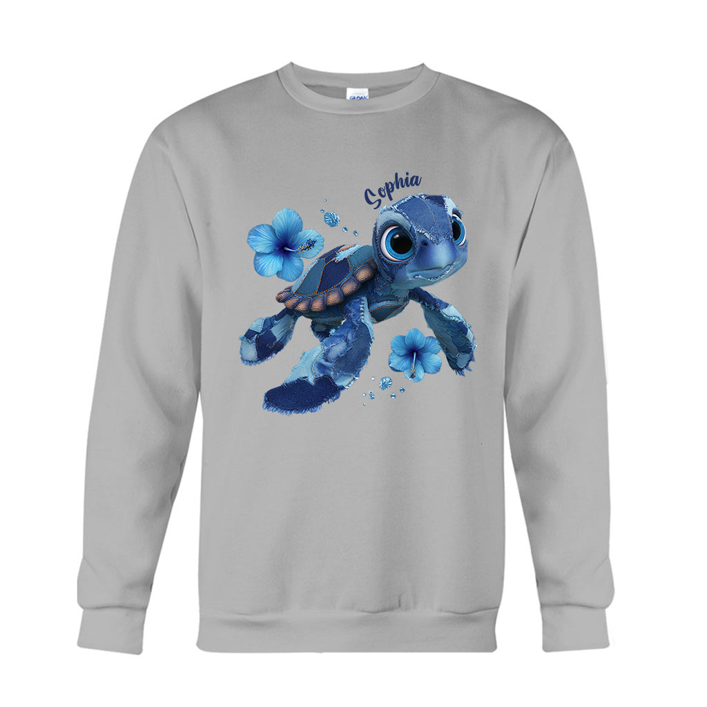 Liebe Schildkröte – Personalisiertes Schildkröten-T-Shirt und Hoodie