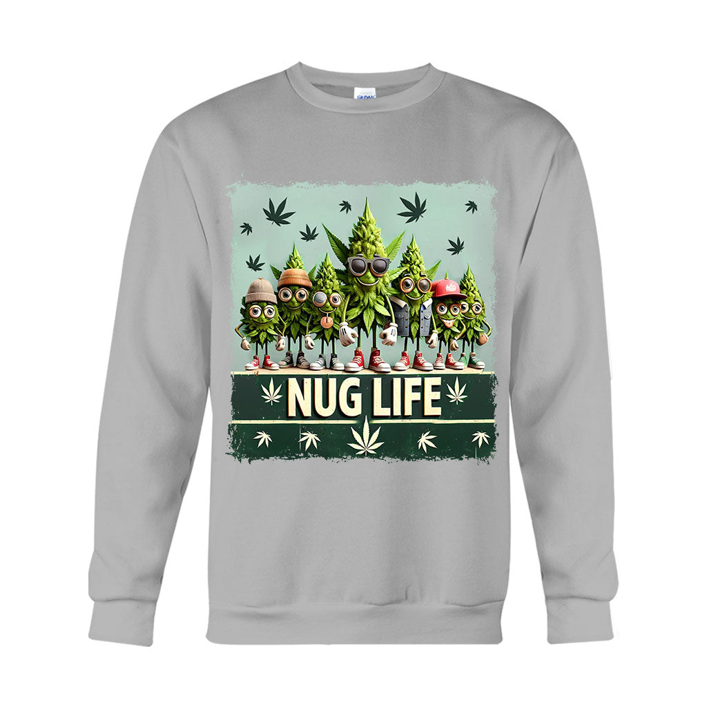 Nug Life – Weed-T-Shirt und Hoodie