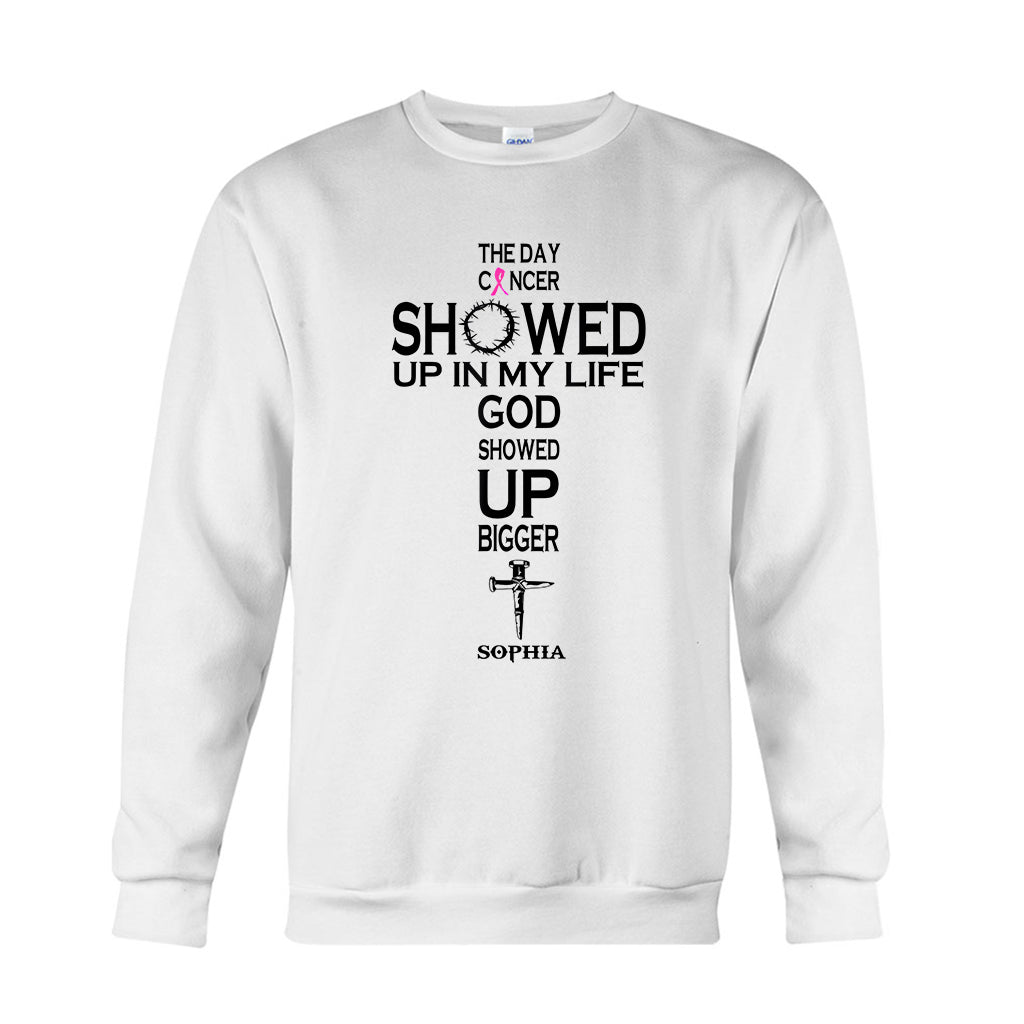 Glaube statt Angst – Personalisiertes T-Shirt und Hoodie zur Sensibilisierung für Brustkrebs