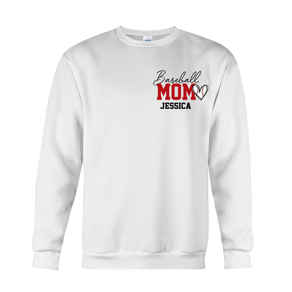 Mama von Basketballern – Personalisiertes Mutter-T-Shirt und Hoodie