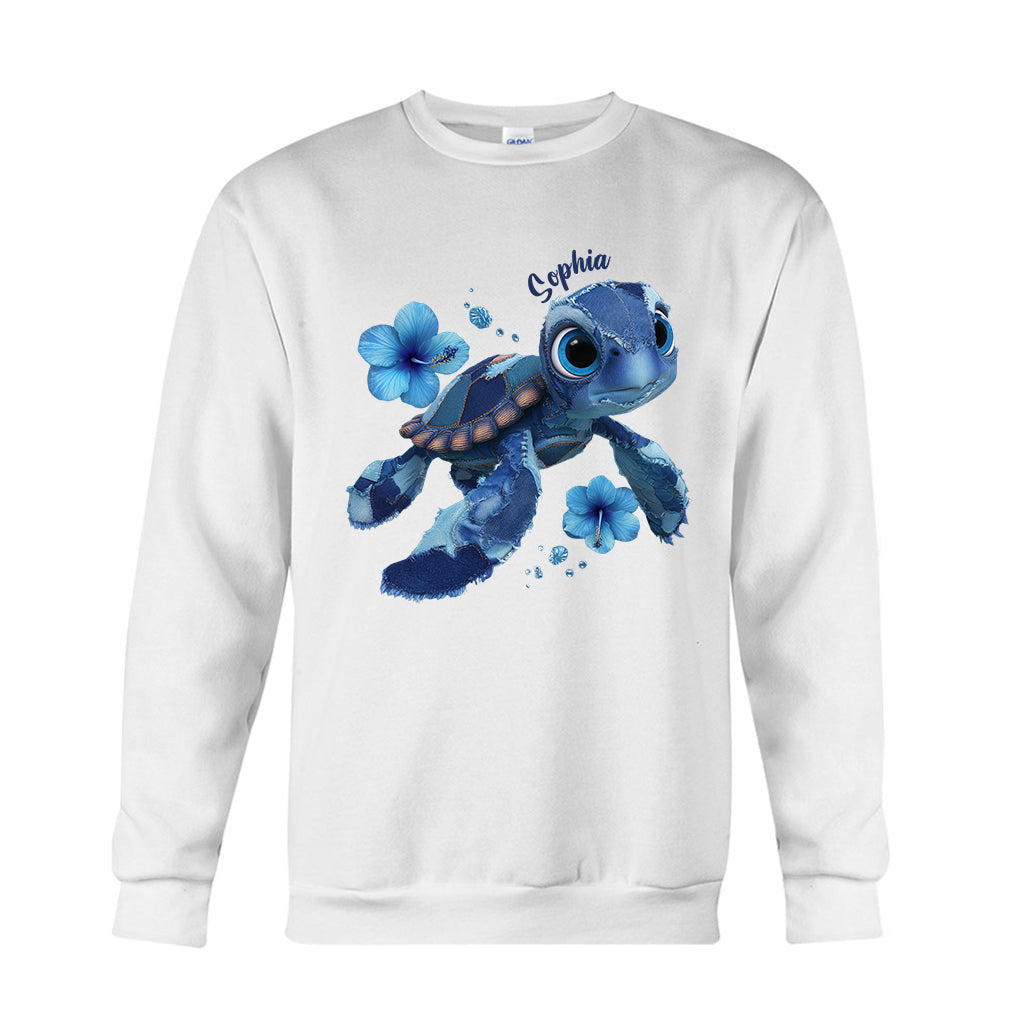 Liebe Schildkröte – Personalisiertes Schildkröten-T-Shirt und Hoodie