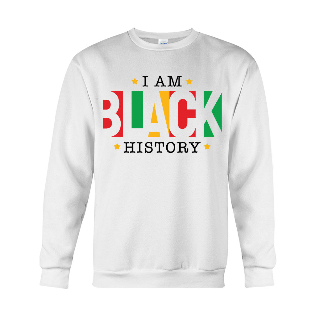 I Am Black History - Personalized African American T-shirt And Hoodie
