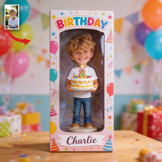 Personalized 8th Birthday Little Boy Acrylic Display Box Keepsake Gift for Son Grandson