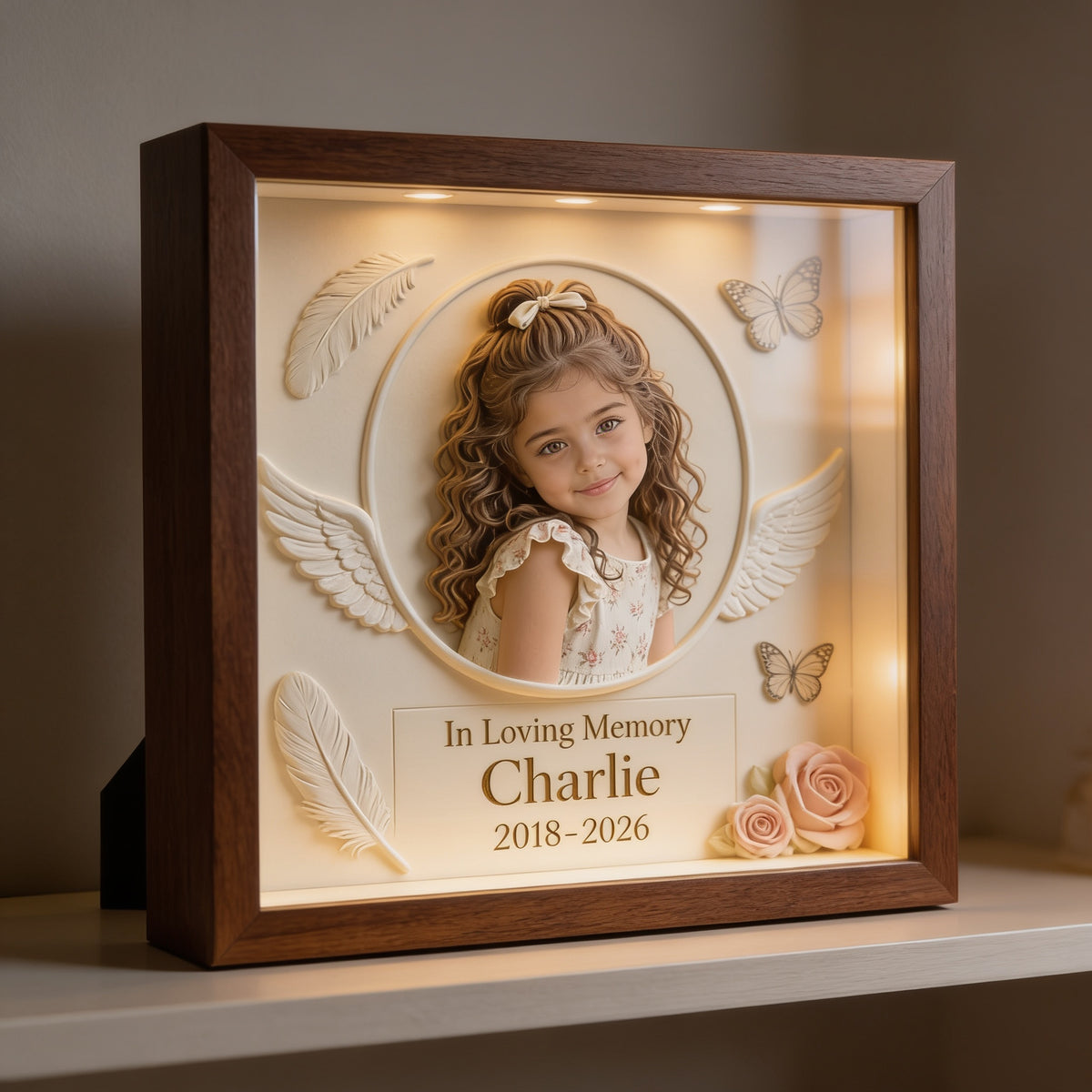 Personalisierte Gedenktafel für Latina Mädchen aus Acryl