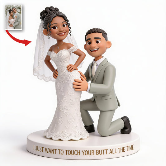 Personalisierte Foto-Hochzeitsplakette für Latino-Paare - Lustiges Geschenk