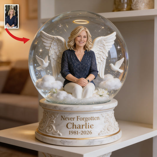 Personalisierte Gedenktafel für Frauen – Individuell geformtes Acrylgeschenk für Mama oder Ehefrau