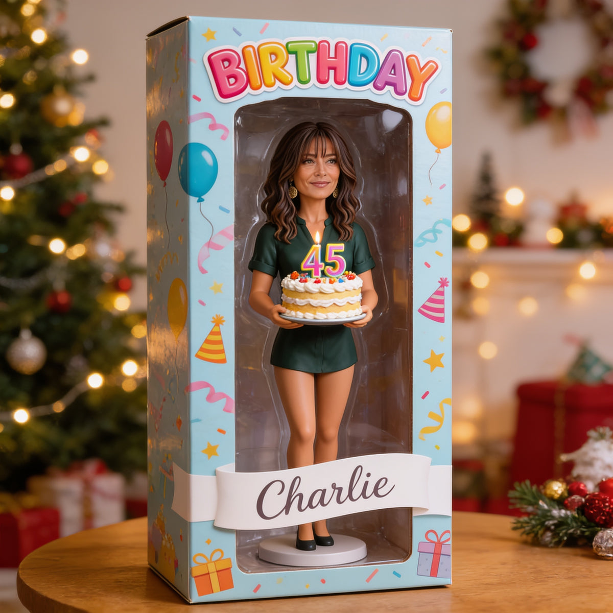 Personalisierte 45. Geburtstags Geschenk für eine mittelalte Latina - Acrylbox