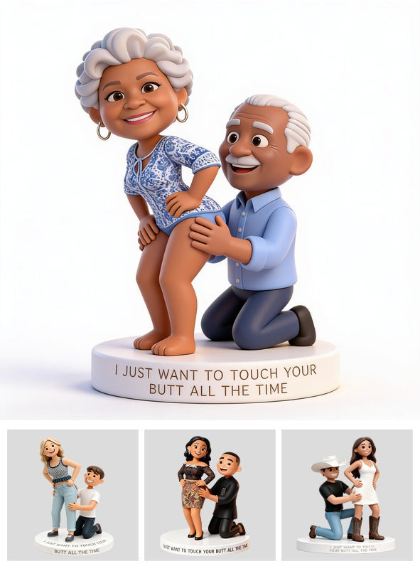 Personalized Custom Photo Older Black Couple Funny Acrylic Plaque Couple Gift