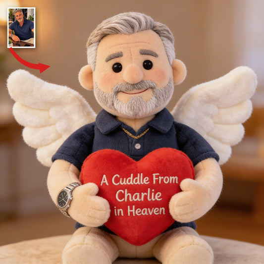 Personalisierte Gedenk-Kissen für Männer - Trostgeschenk für den Verlust von Papa oder Ehemann