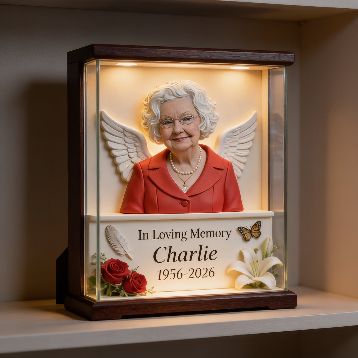 Personalisierte Gedenktafel für ältere Frauen - Oma