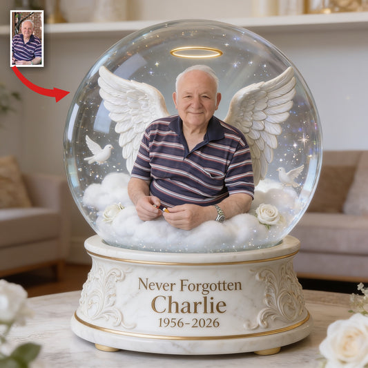 Personalisierte Gedenktafel für Großvater - Individuelles Acrylgeschenk