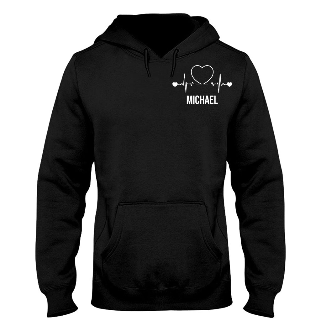 Der beste Papa aller Zeiten – Personalisiertes Vater-T-Shirt und Hoodie
