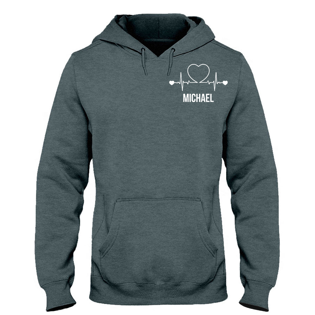 Der beste Papa aller Zeiten – Personalisiertes Vater-T-Shirt und Hoodie