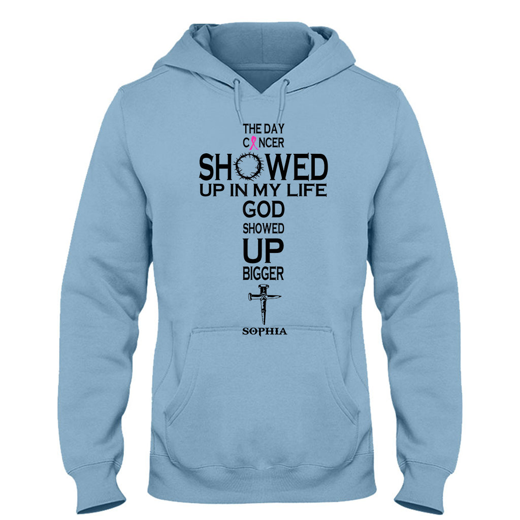 Glaube statt Angst – Personalisiertes T-Shirt und Hoodie zur Sensibilisierung für Brustkrebs