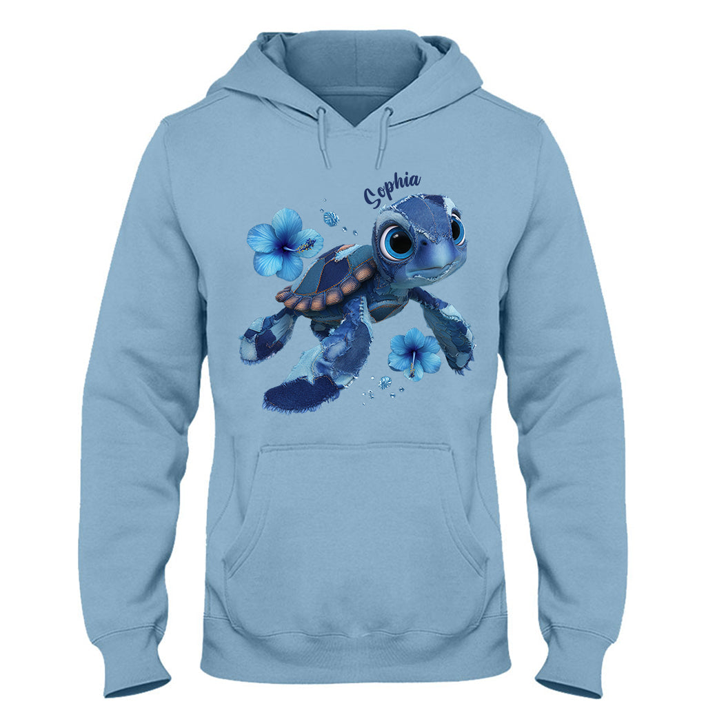 Liebe Schildkröte – Personalisiertes Schildkröten-T-Shirt und Hoodie