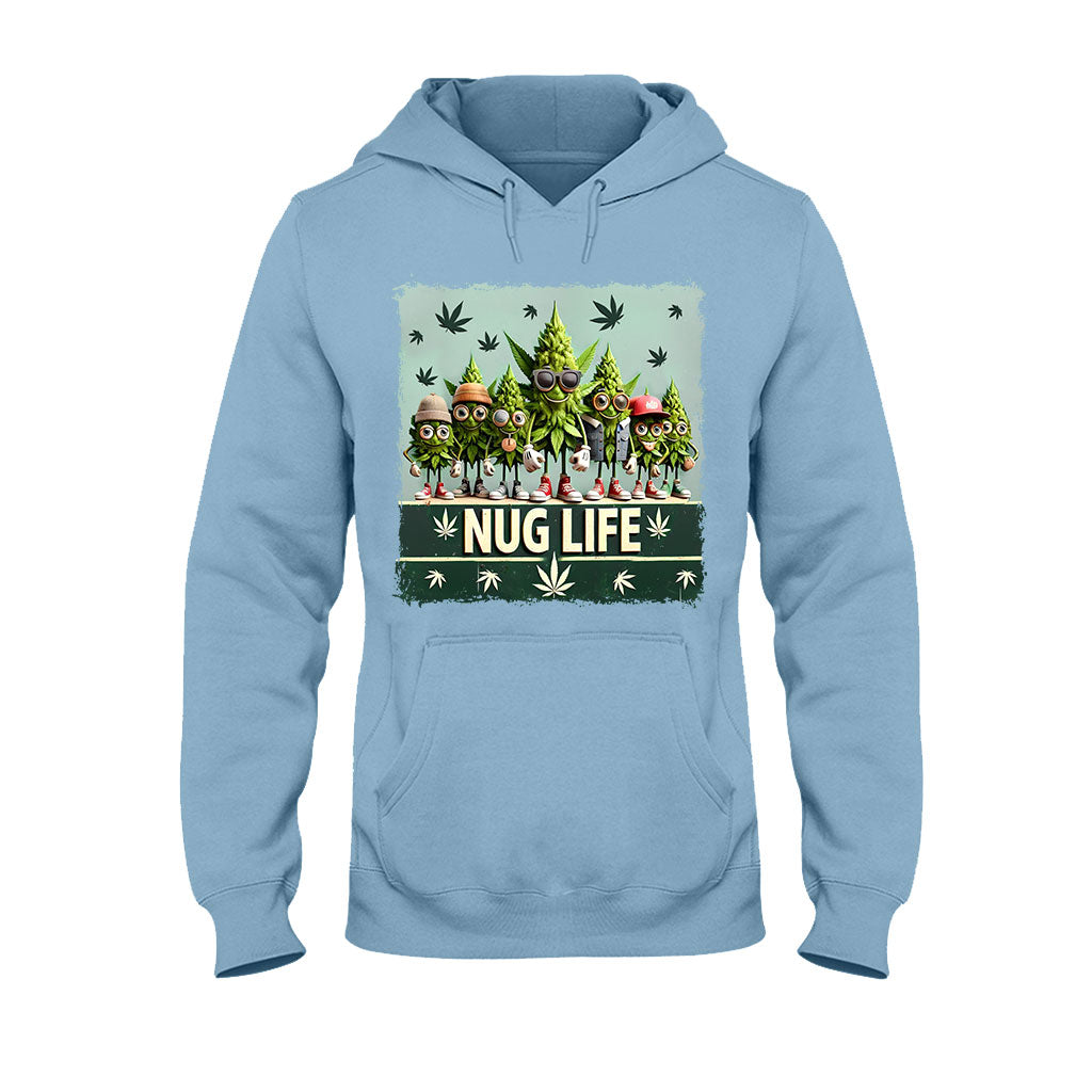 Nug Life – Weed-T-Shirt und Hoodie