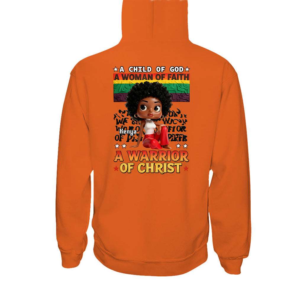 Treue schwarze Frau – Personalisiertes T-Shirt und Hoodie für Afroamerikanerinnen