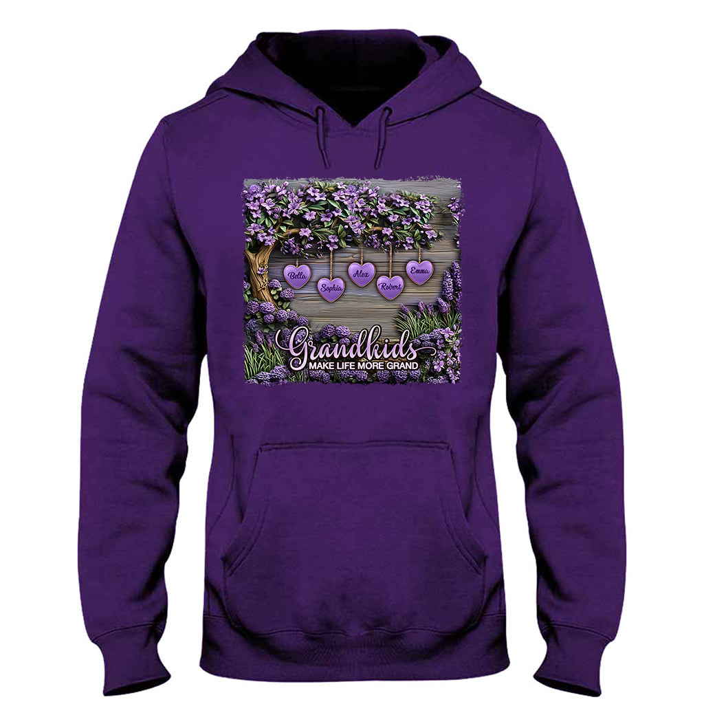 Enkelkinder machen das Leben schöner – personalisiertes Oma-T-Shirt und Hoodie