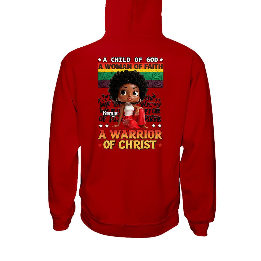 Treue schwarze Frau – Personalisiertes T-Shirt und Hoodie für Afroamerikanerinnen